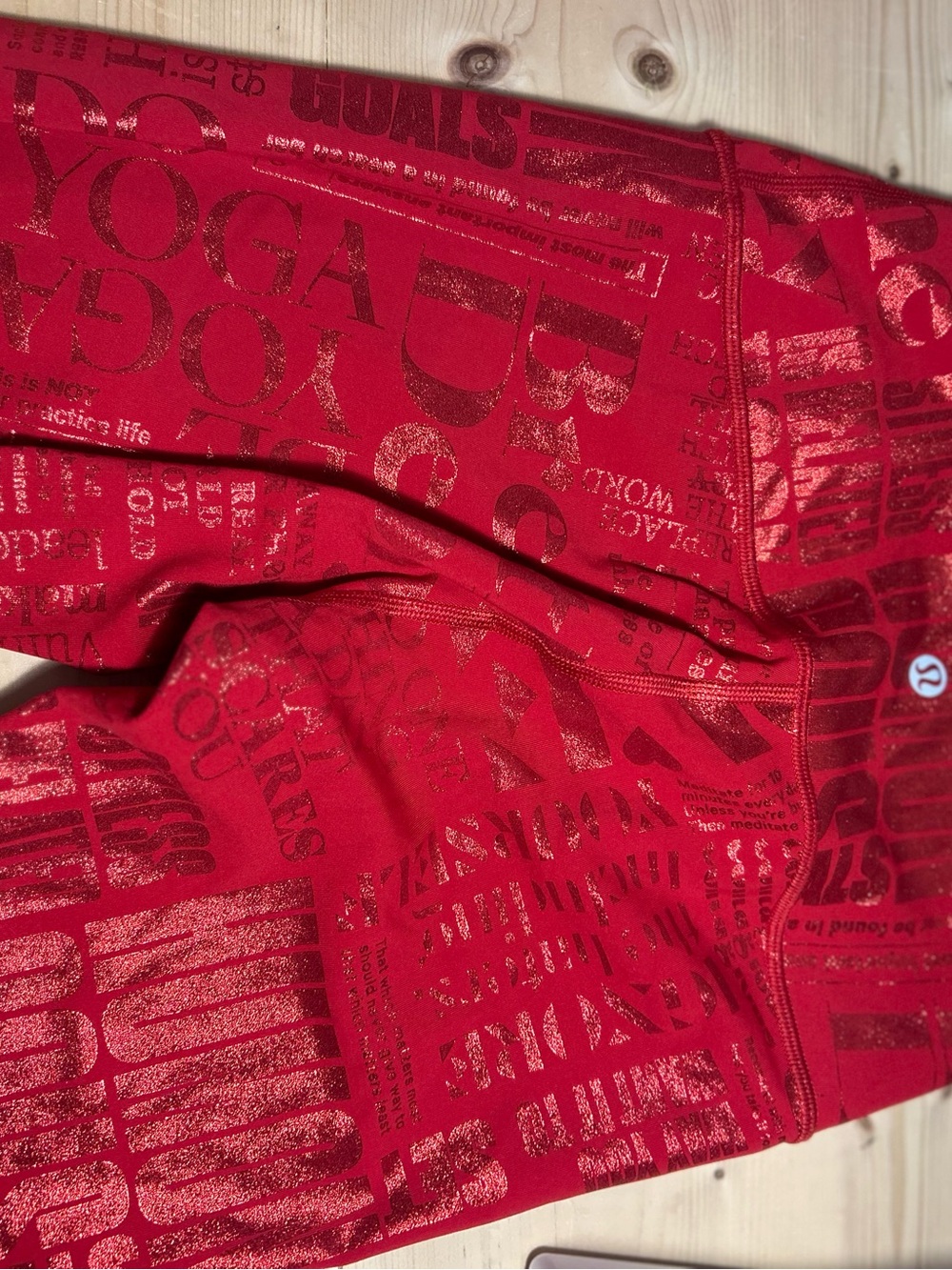 lululemon limited edition positive affirmations leggings!